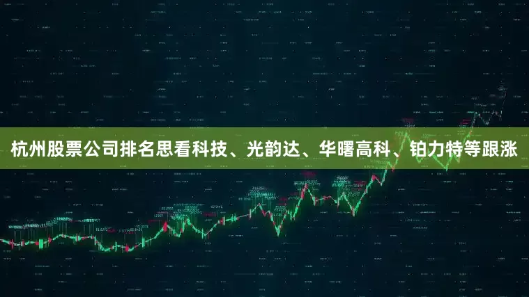 杭州股票公司排名思看科技、光韵达、华曙高科、铂力特等跟涨